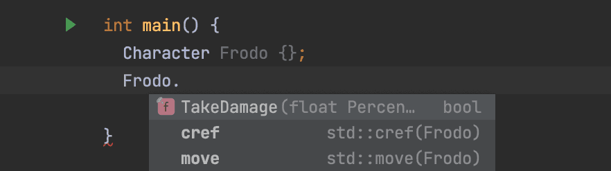 Screenshot showing an intellisense tooltip