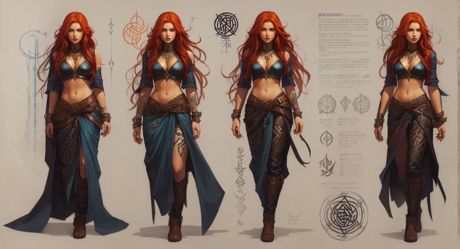 3D character concept art