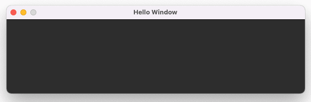 Screenshot of a blank SDL2 window