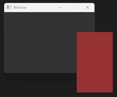 Screenshot showing a dropdown window