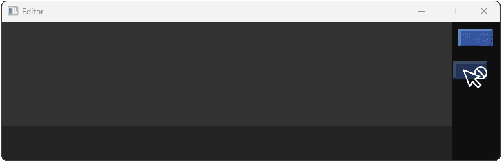 Screenshot showing a drop position being denied
