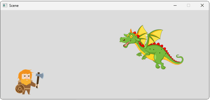 Screenshot showing our rendered scene