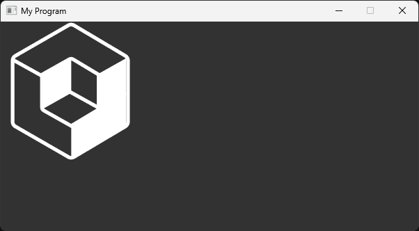 Screenshot of the program running