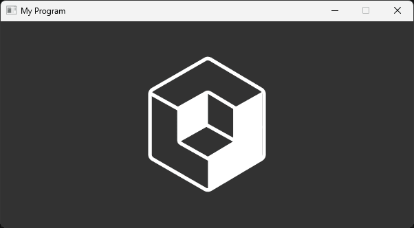 Screenshot of the program running