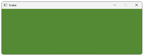 Screenshot of the blank game window responding to grid size changes