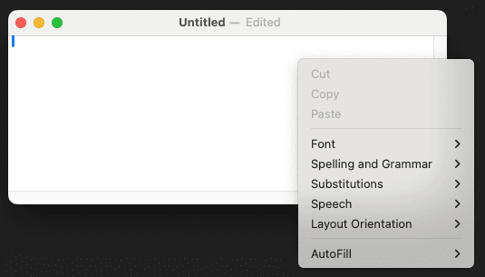 Screenshot showing a utility window