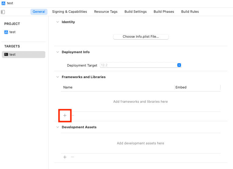 Xcode Settings Menu - General Tab